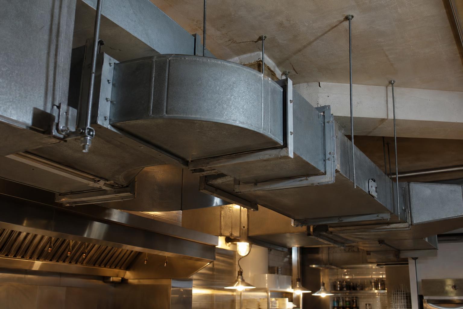 Klima- und Lüftungstechnik in einer Münchner Gastronomie