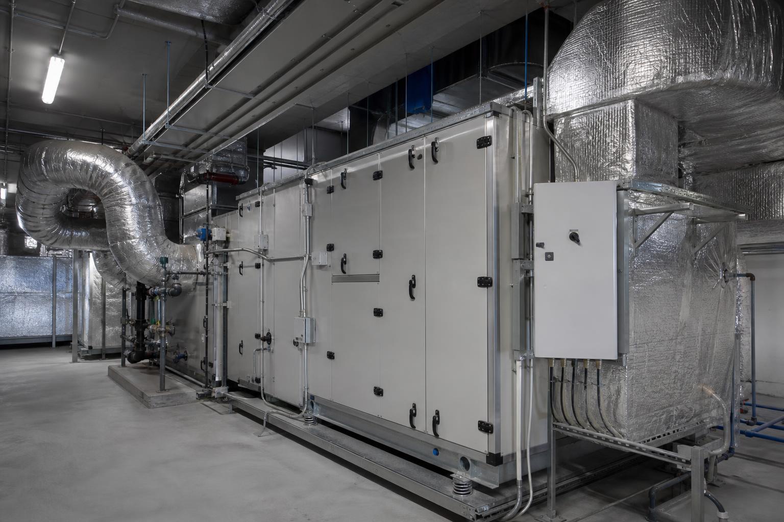 Facility Management München – Wartung einer Lüftungszentrale durch die IBS Betrieb
